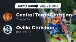 Recap: Central Texas Christian  vs. Ovilla Christian  2018