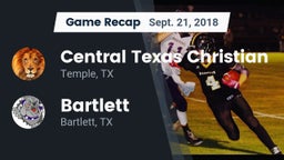 Recap: Central Texas Christian  vs. Bartlett  2018