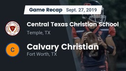 Recap: Central Texas Christian School vs. Calvary Christian  2019