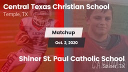Matchup: Central Texas vs. Shiner St. Paul Catholic School 2020