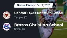 Recap: Central Texas Christian School vs. Brazos Christian School 2020