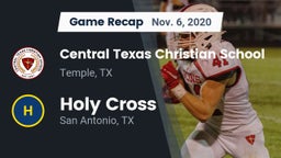 Recap: Central Texas Christian School vs. Holy Cross  2020