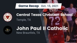 Recap: Central Texas Christian School vs. John Paul II Catholic  2021