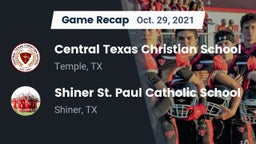 Recap: Central Texas Christian School vs. Shiner St. Paul Catholic School 2021
