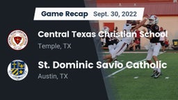 Recap: Central Texas Christian School vs. St. Dominic Savio Catholic  2022