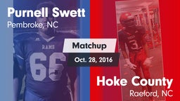Matchup: Swett  vs. Hoke County  2016