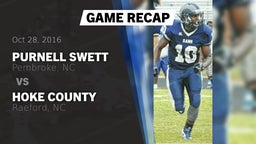 Recap: Purnell Swett  vs. Hoke County  2016