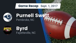 Recap: Purnell Swett  vs. Byrd  2017