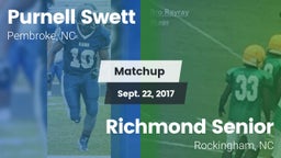 Matchup: Swett  vs. Richmond Senior  2017