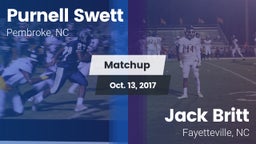 Matchup: Swett  vs. Jack Britt  2017
