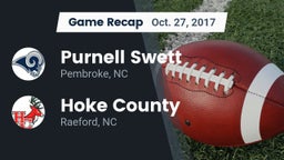 Recap: Purnell Swett  vs. Hoke County  2017