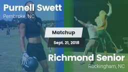 Matchup: Swett  vs. Richmond Senior  2018