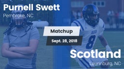 Matchup: Swett  vs. Scotland  2018