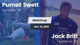 Matchup: Swett  vs. Jack Britt  2018