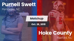 Matchup: Swett  vs. Hoke County  2018