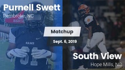 Matchup: Swett  vs. South View  2019