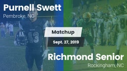 Matchup: Swett  vs. Richmond Senior  2019