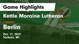 Kettle Moraine Lutheran  vs Berlin  Game Highlights - Oct. 17, 2019