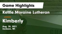 Kettle Moraine Lutheran  vs Kimberly  Game Highlights - Aug. 28, 2021