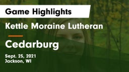 Kettle Moraine Lutheran  vs Cedarburg Game Highlights - Sept. 25, 2021