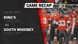 Recap: King's  vs. South Whidbey  2016