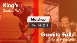 Matchup: King's High vs. Granite Falls  2016