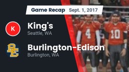 Recap: King's  vs. Burlington-Edison  2017