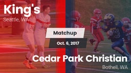 Matchup: King's High vs. Cedar Park Christian  2017