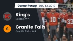 Recap: King's  vs. Granite Falls  2017