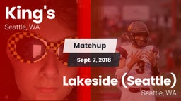 Matchup: King's High vs. Lakeside  (Seattle) 2018