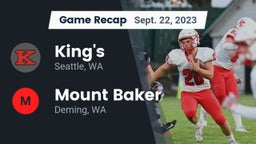 Recap: King's  vs. Mount Baker  2023