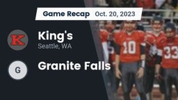 Recap: King's  vs. Granite Falls 2023