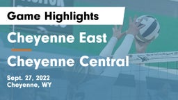 Cheyenne East  vs Cheyenne Central  Game Highlights - Sept. 27, 2022