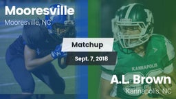 Matchup: Mooresville High vs. A.L. Brown  2018