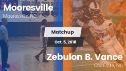 Matchup: Mooresville High vs. Zebulon B. Vance  2018
