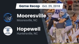 Recap: Mooresville  vs. Hopewell  2018