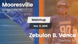 Matchup: Mooresville High vs. Zebulon B. Vance  2019
