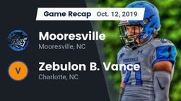 Recap: Mooresville  vs. Zebulon B. Vance  2019