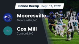 Recap: Mooresville  vs. Cox Mill  2022