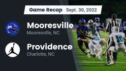Recap: Mooresville  vs. Providence  2022
