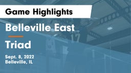 Belleville East  vs Triad  Game Highlights - Sept. 8, 2022