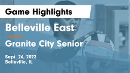 Belleville East  vs Granite City Senior   Game Highlights - Sept. 26, 2022