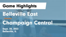 Belleville East  vs Champaign Central  Game Highlights - Sept. 30, 2022