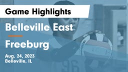 Belleville East  vs Freeburg  Game Highlights - Aug. 24, 2023