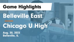 Belleville East  vs Chicago U High Game Highlights - Aug. 30, 2023