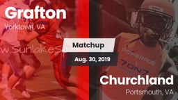 Matchup: Grafton  vs. Churchland  2019
