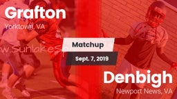 Matchup: Grafton  vs. Denbigh  2019