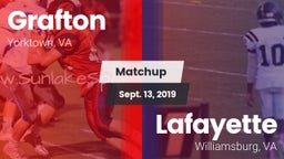Matchup: Grafton  vs. Lafayette  2019