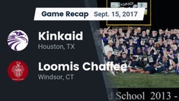 Recap: Kinkaid  vs. Loomis Chaffee 2017