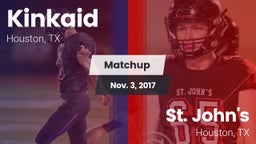 Matchup: Kinkaid  vs. St. John's  2017